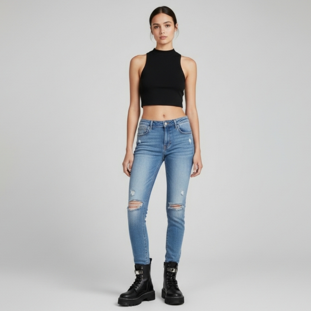 Gap Always Skinny 1969 Distressed Jeans